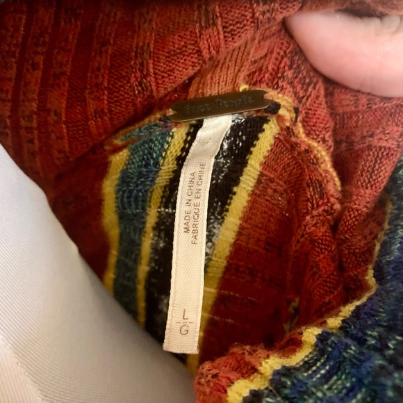 Free people Carly cowl neck sweater tank size large - Picture 6 of 9